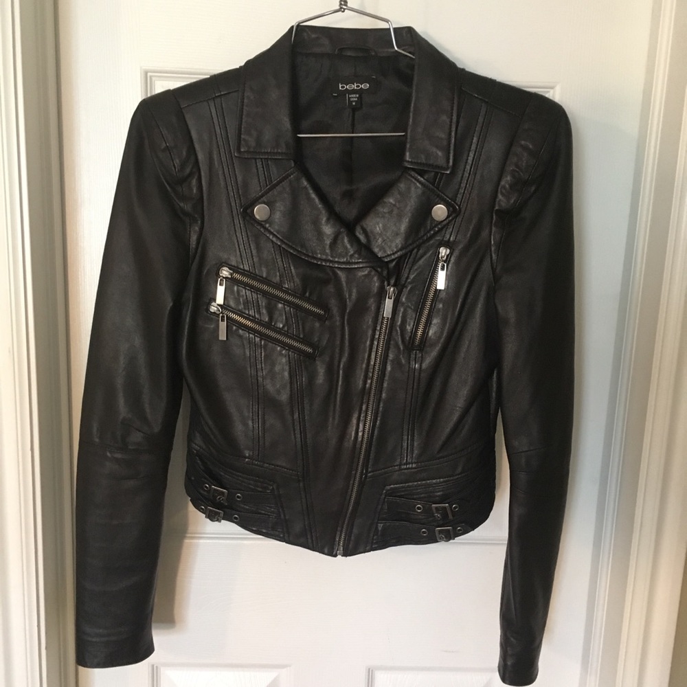 Bebe Genuine Leather Jacket